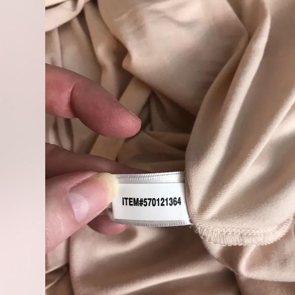 BOSTON PROPER Necklace Trapeze Top Blush Pink Embellished Jewel Blouse Shirt - Picture 9 of 11